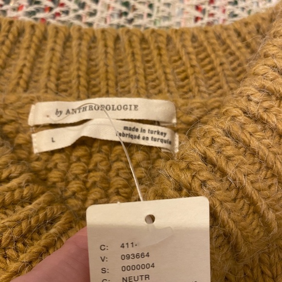 Brand New w Tags Women’s Anthropologie Sweater Large - Picture 3 of 3